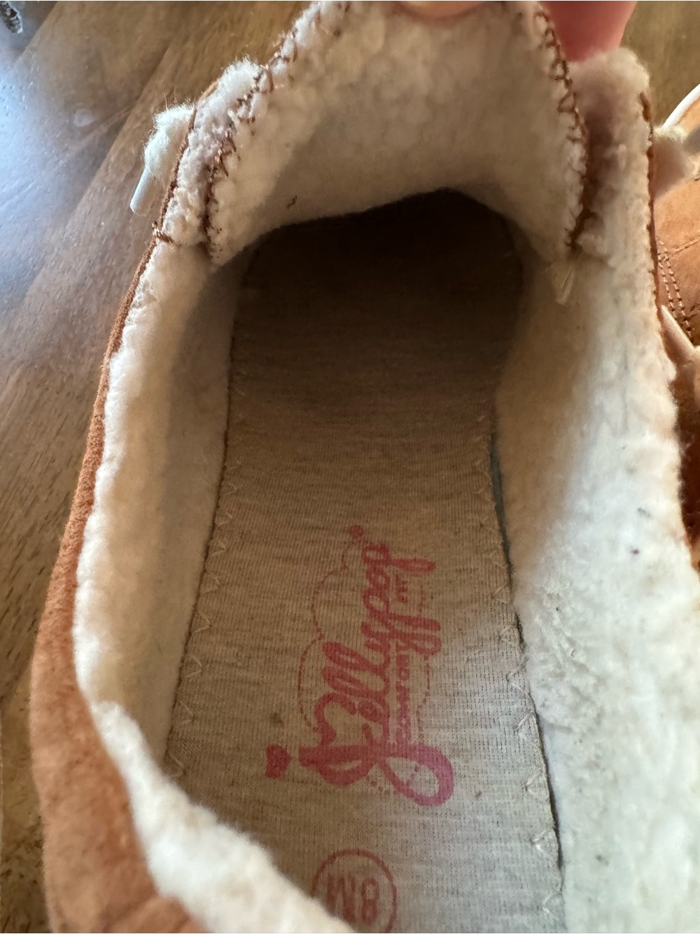 Jellypop Women’s Tan Cozy Suede Slip On Sneakers Size 8 - Picture 6 of 12